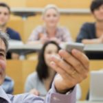 professor in lecture hall