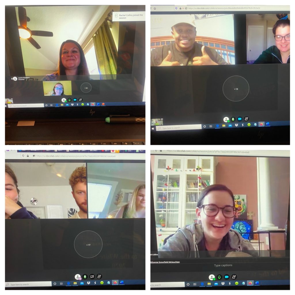 Monitor images of students videoconferencing on Blackboard Collaborate Ultra