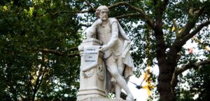 Statue of William Shakespeare in London's Leicester Square